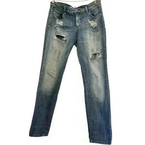 Kancan Distressed Jeans 29 Frayed With Holes women's